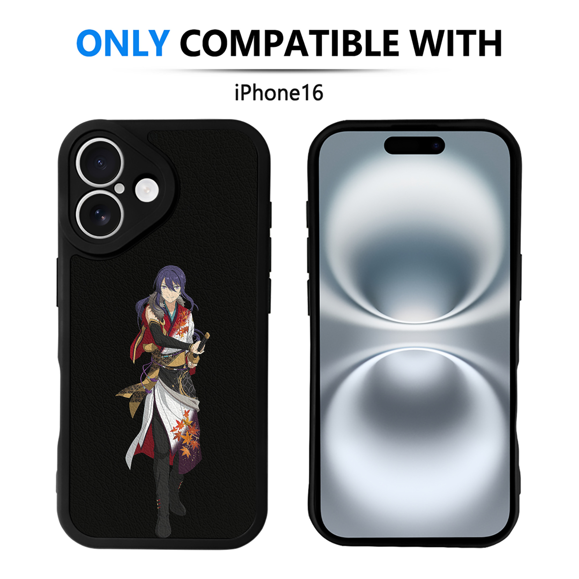 （画像用） あんさんぶるスターズ! Ensemble Stars 【iPhone 16シリーズ対応】シリコンスマホケース（レザー調） 材質：シリコン